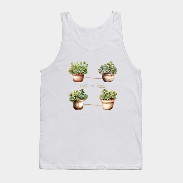 Plants are friends Tank Top by gronly